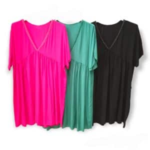 Μπλούζα Plus Size Με V