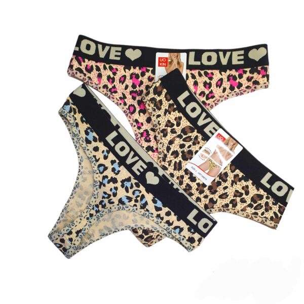 Σετ 3τμχ String leopar