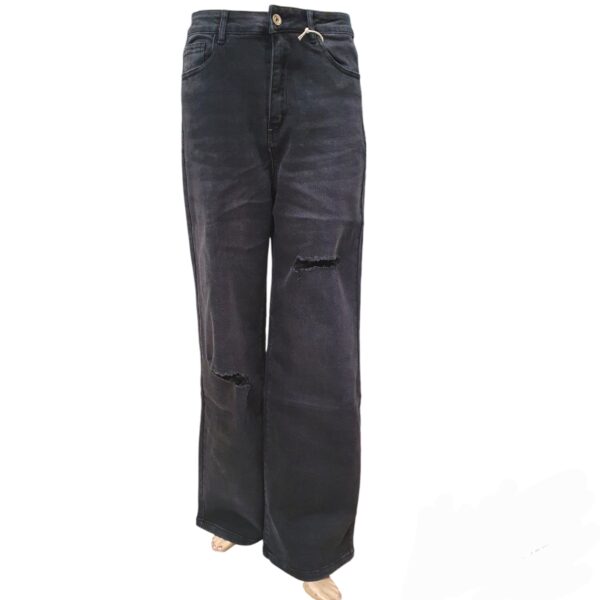Τζιν Baggy με σκισίματα Plus size