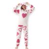 Πιτζάμα Heart με κουκούλα