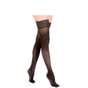 Ψηλή κάλτσα με δαντέλα στο τελείωμα