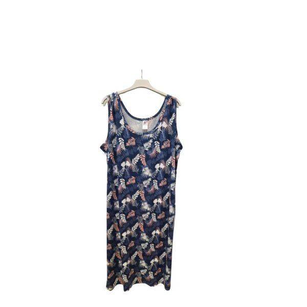 Αμάνικο βαμβακερό φόρεμα plus size3