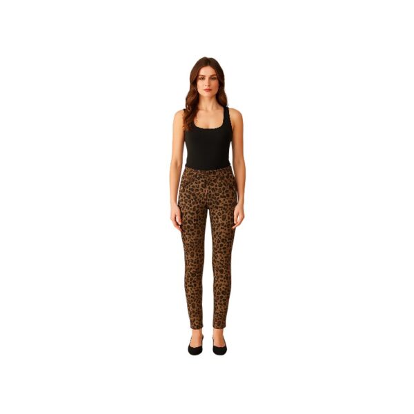Leopard Chic Slim Pants