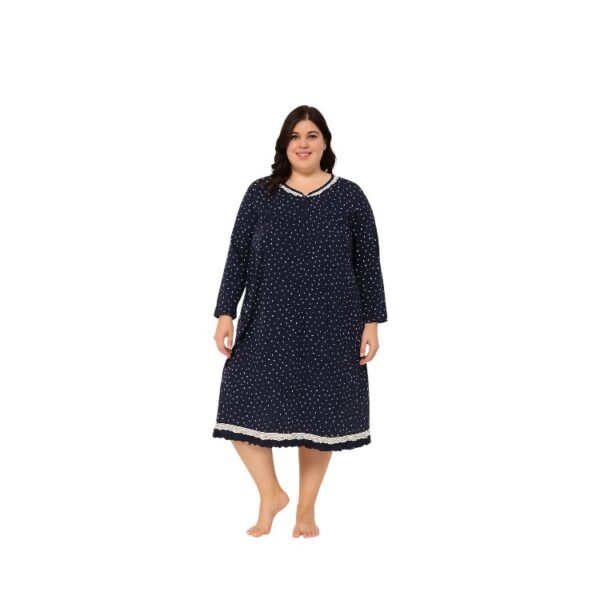 Νυχτικιά Plus Size με Δαντέλα